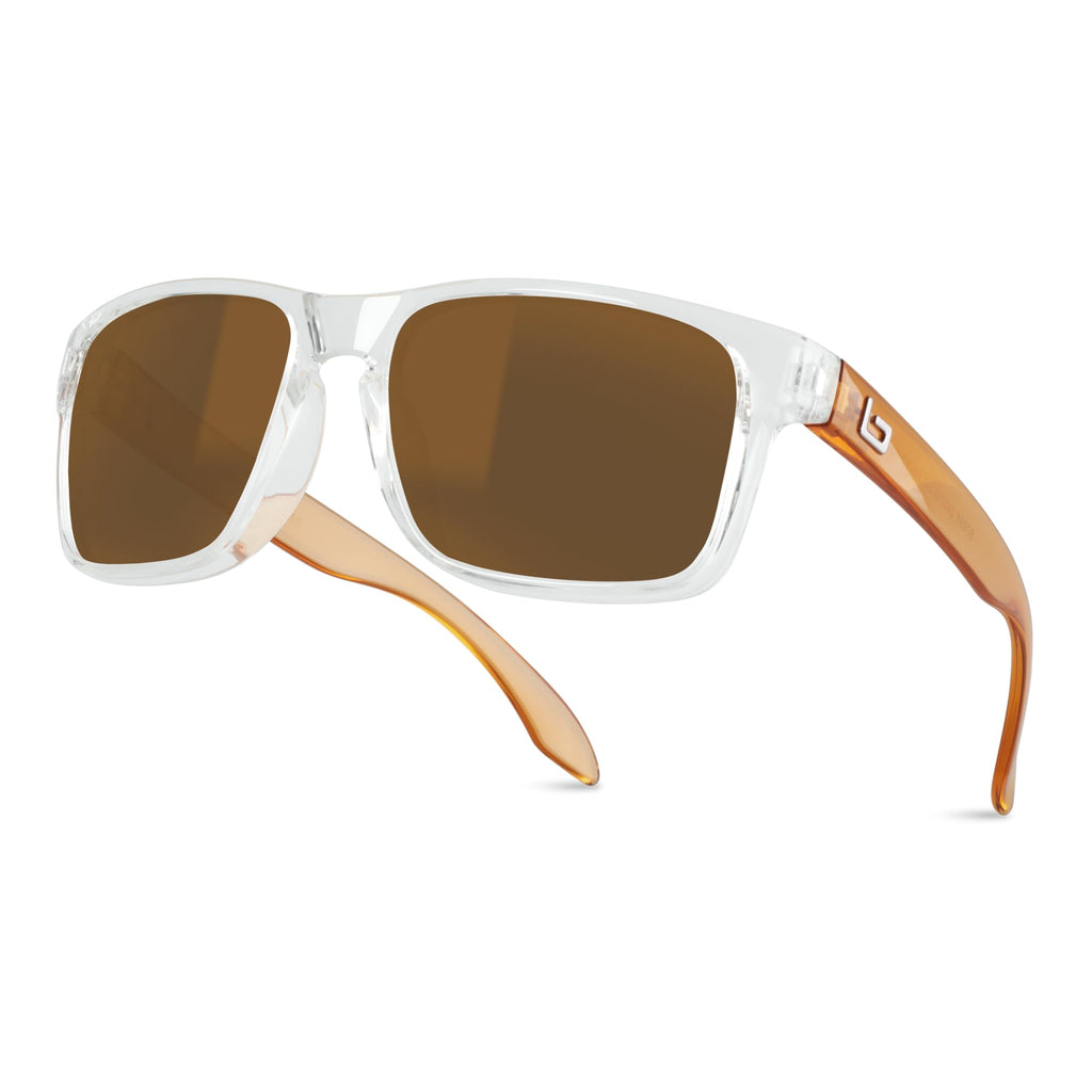 BNUS Corning Glass Lens Sunglasses for Men Women, Polarized Option UV400