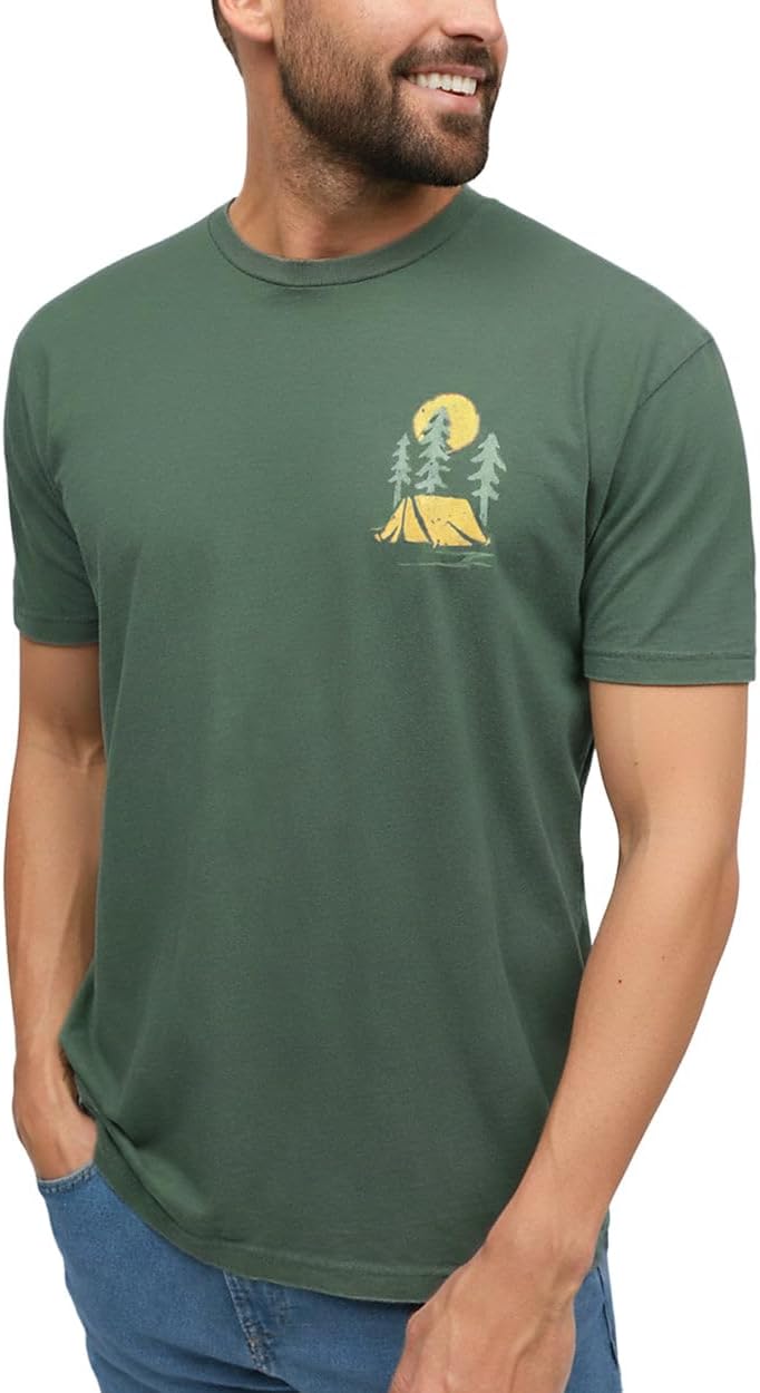 Mens Graphic T-Shirts Cool Nature Design Tees Short Sleeve S-4XL