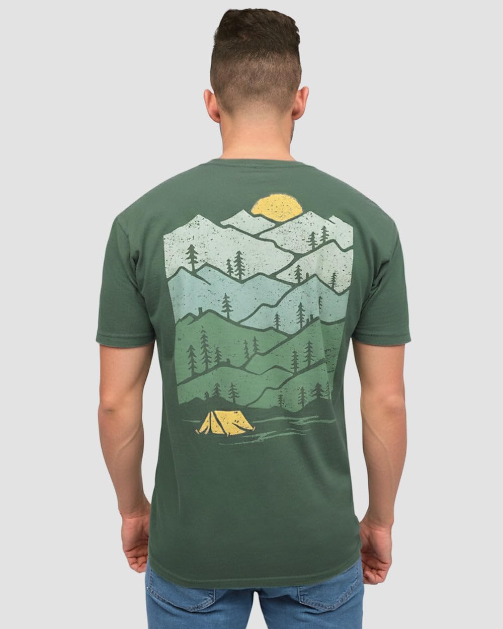 Mens Graphic T-Shirts Cool Nature Design Tees Short Sleeve S-4XL