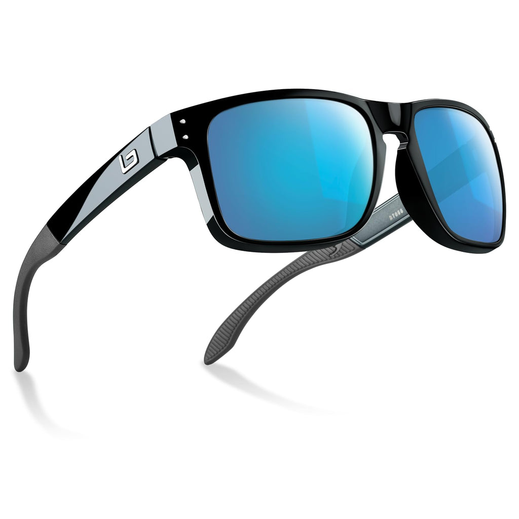 BNUS Corning Glass Lens Sunglasses for Men Women, Polarized Option UV400