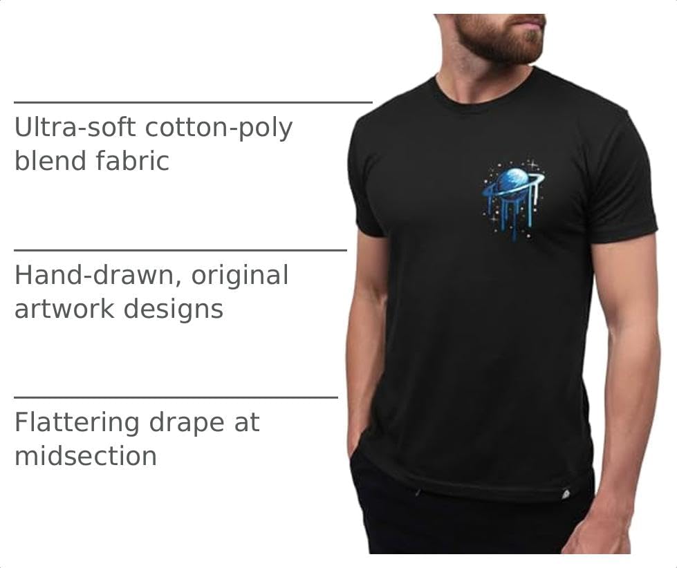 Mens Graphic T-Shirts Cool Nature Design Tees Short Sleeve S-4XL