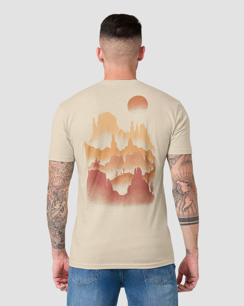 Mens Graphic T-Shirts Cool Nature Design Tees Short Sleeve S-4XL