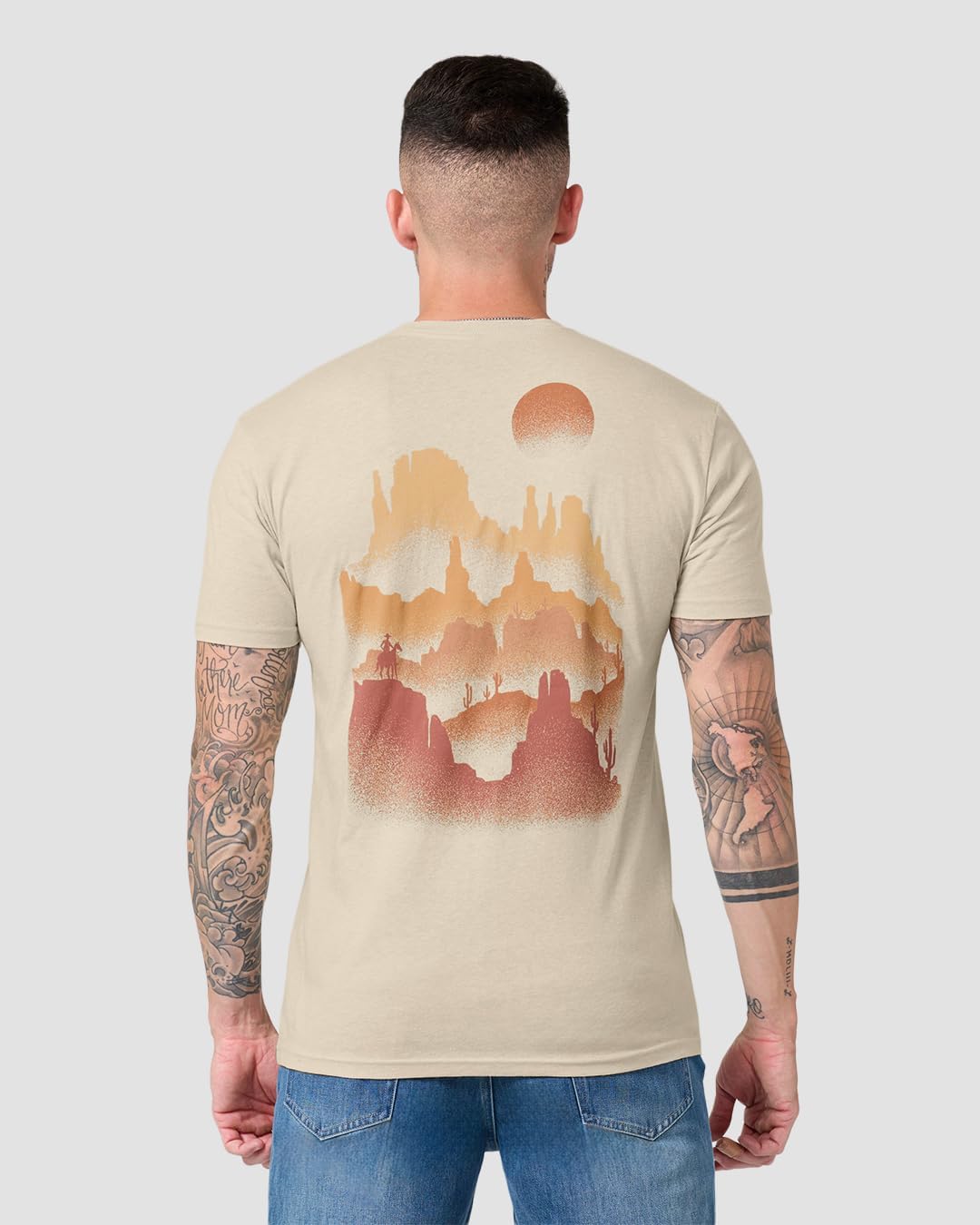 Mens Graphic T-Shirts Cool Nature Design Tees Short Sleeve S-4XL