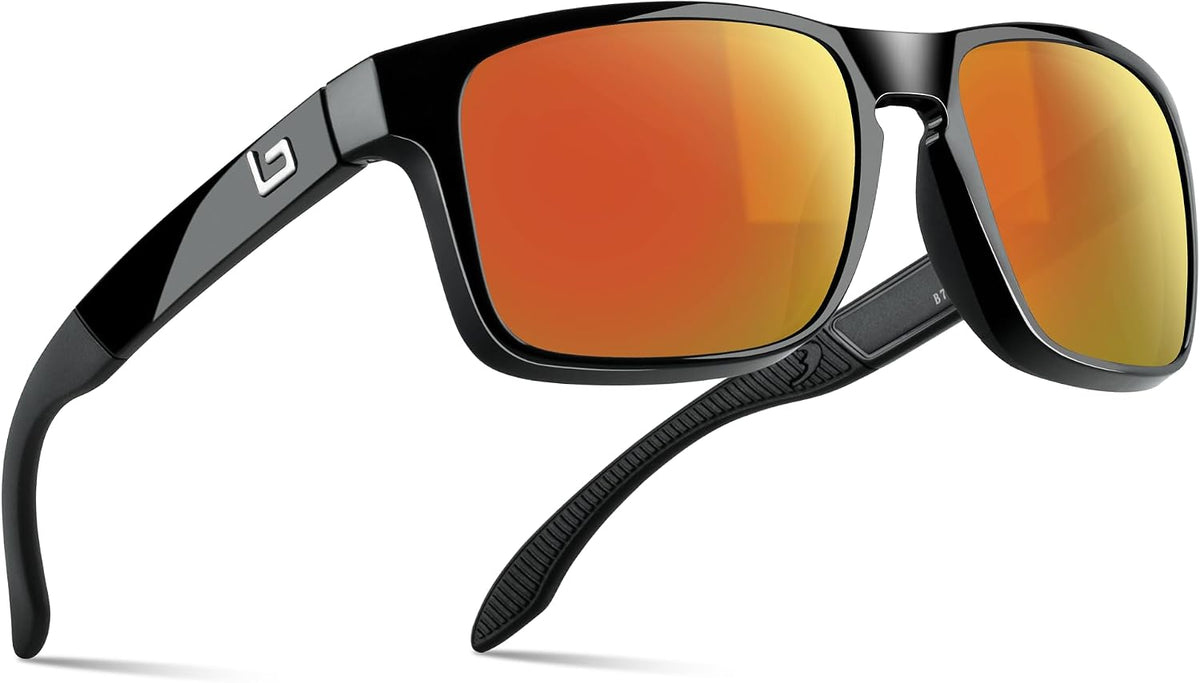 BNUS Corning Glass Lens Sunglasses for Men Women, Polarized Option UV400