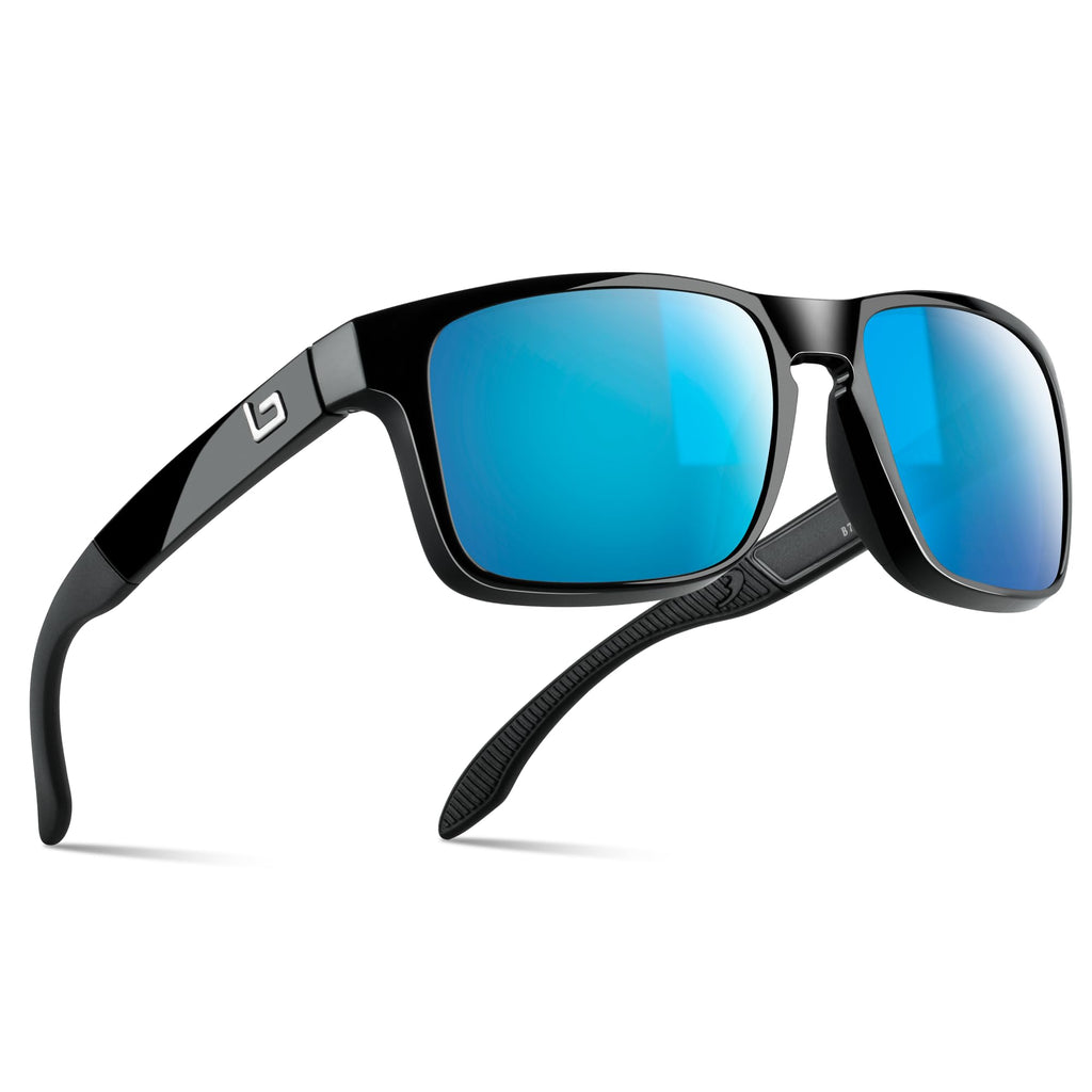 BNUS Corning Glass Lens Sunglasses for Men Women, Polarized Option UV400