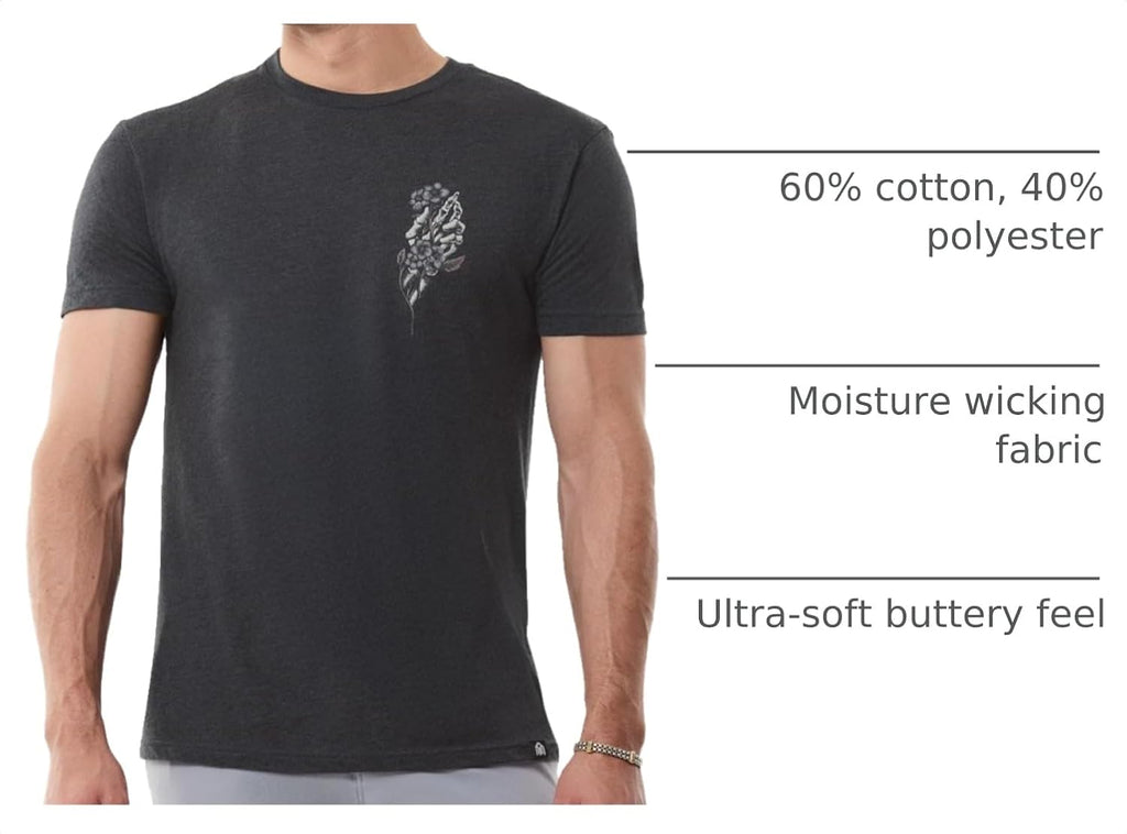 Mens Graphic T-Shirts Cool Nature Design Tees Short Sleeve S-4XL