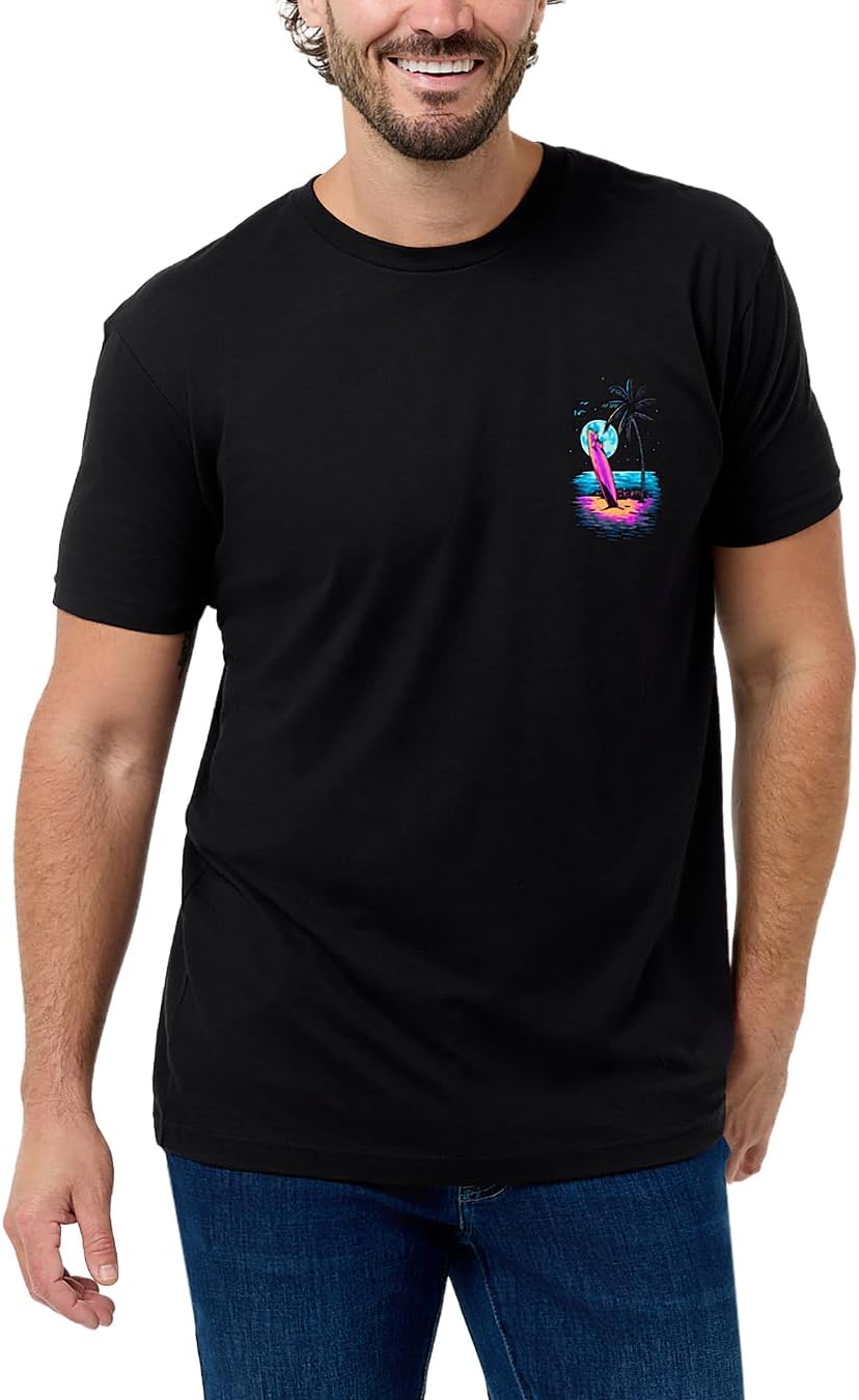 Mens Graphic T-Shirts Cool Nature Design Tees Short Sleeve S-4XL