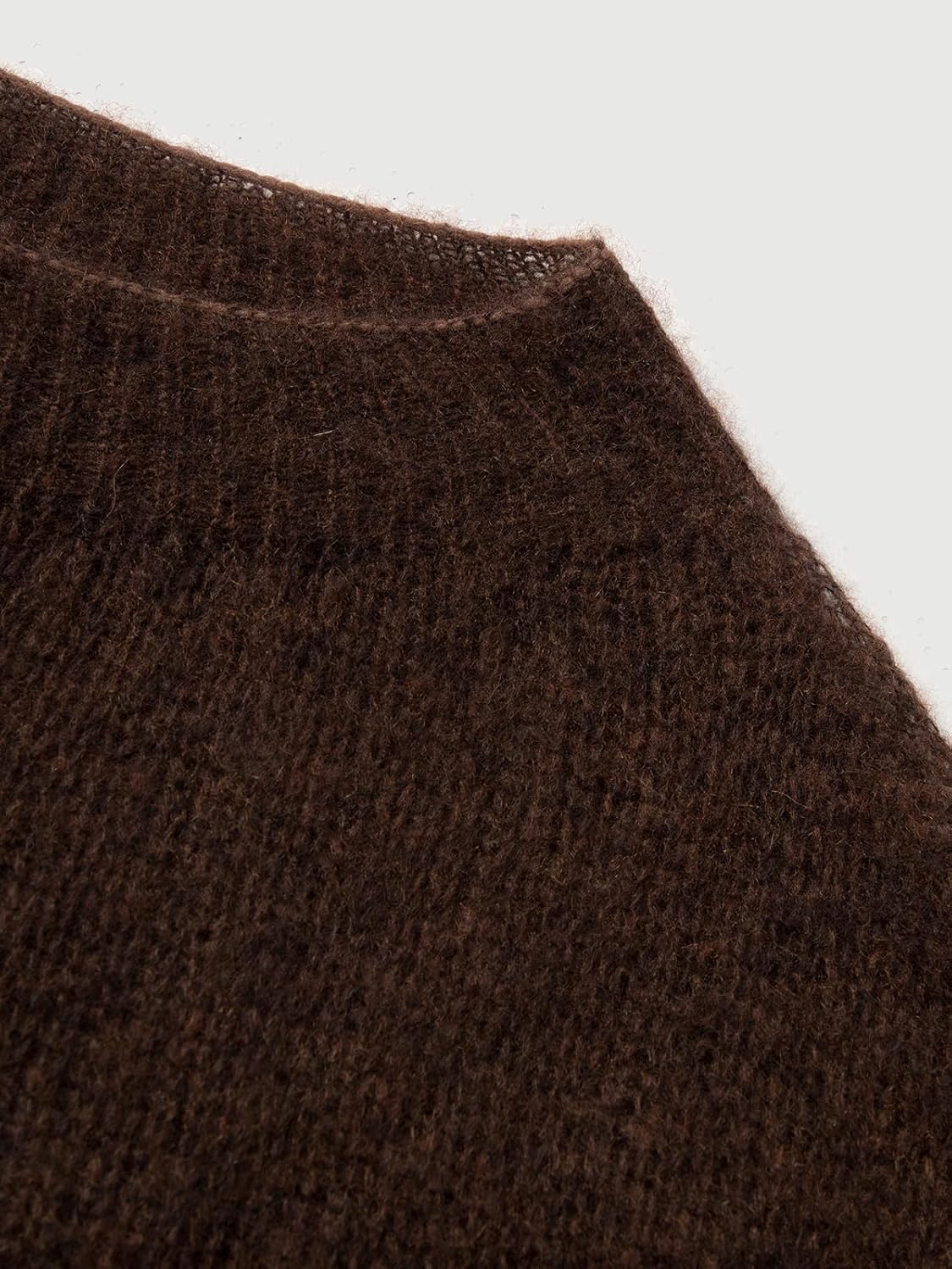 Silk Cashmere Blend Sweater for Women, Lightweight Crewneck Knit Pullover Jumper for Spring Layering