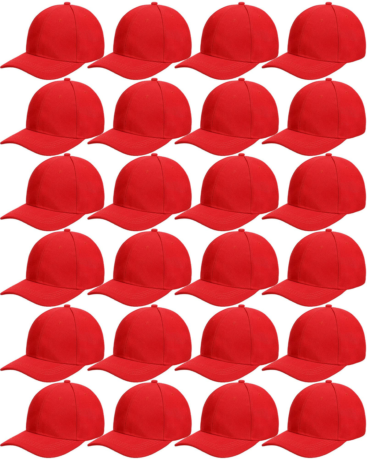 Foaincore 36 Pack Blank Baseball Cap Bulk Adjustable Back Strap Sublimation Hats Plain Unisex Trucker Hat for Men Women